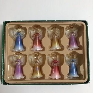 Christmas Tree Angel Ornaments 2 SETS (16) Dillard’s Vintage 2 1/4" Tall *NOTE*